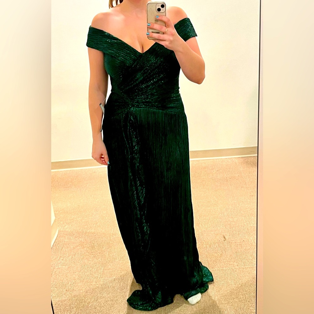 Green Floor-Length Gown